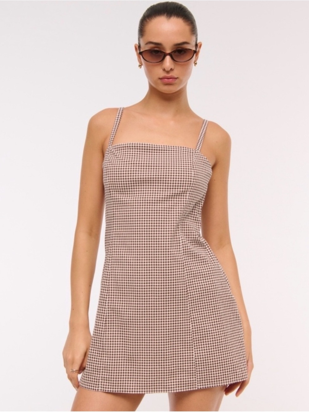 Abercrombie Women's
Bra-Free Everyday Mini Skort Gingham